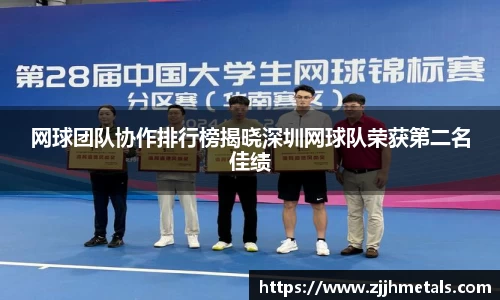 网球团队协作排行榜揭晓深圳网球队荣获第二名佳绩