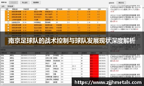 南京足球队的战术控制与球队发展现状深度解析
