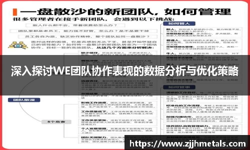 深入探讨WE团队协作表现的数据分析与优化策略