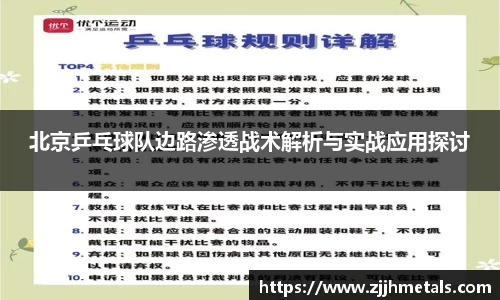 北京乒乓球队边路渗透战术解析与实战应用探讨