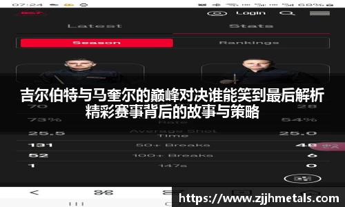 吉尔伯特与马奎尔的巅峰对决谁能笑到最后解析精彩赛事背后的故事与策略