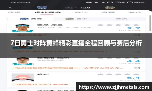 7日勇士对阵黄蜂精彩直播全程回顾与赛后分析